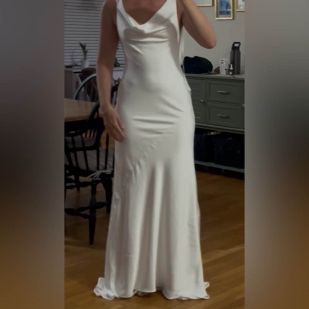 Revolve White Gown With Open Back - image 5